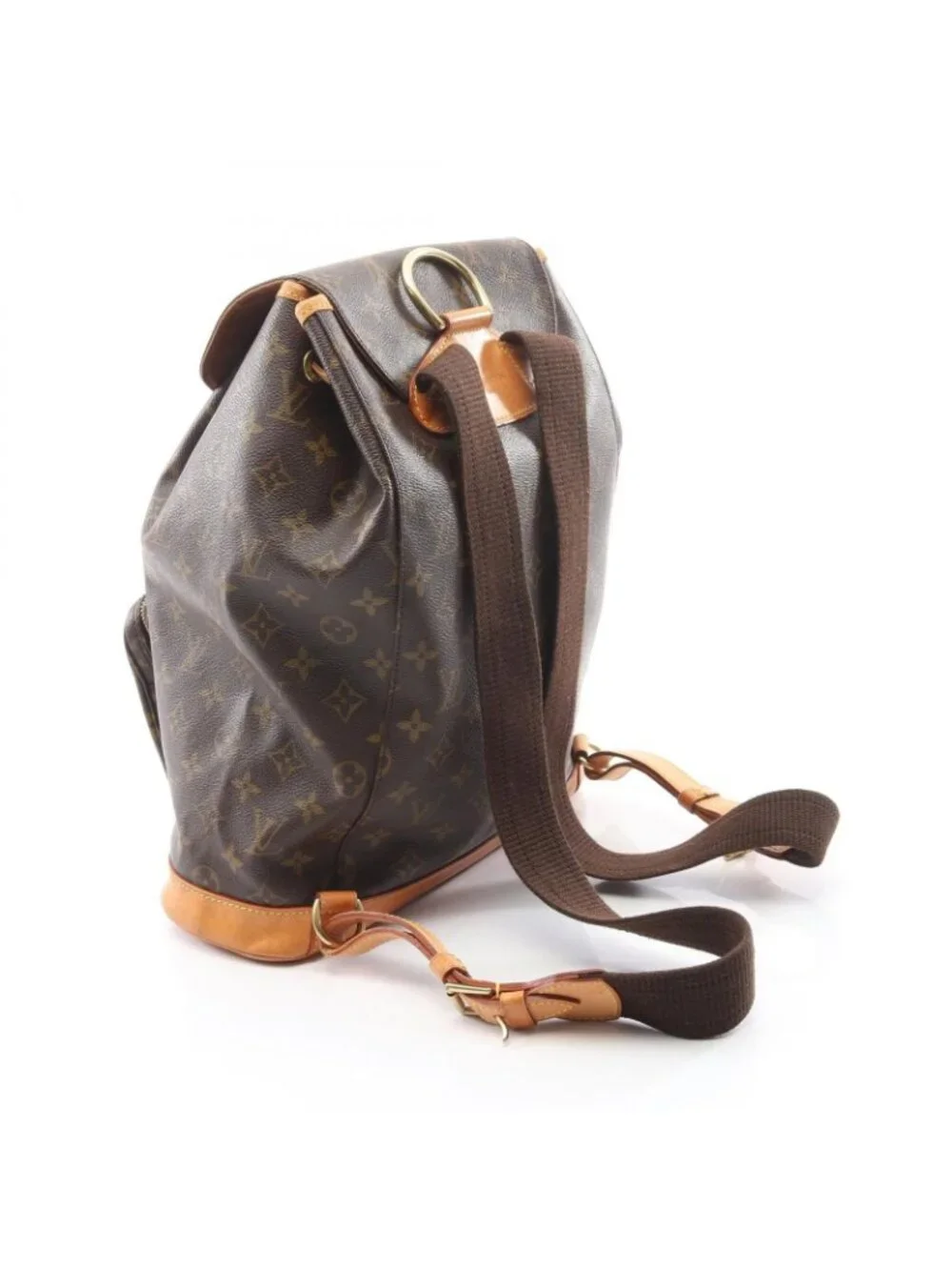 Louis Vuitton Backpack Montsouris GM Canvas Leather